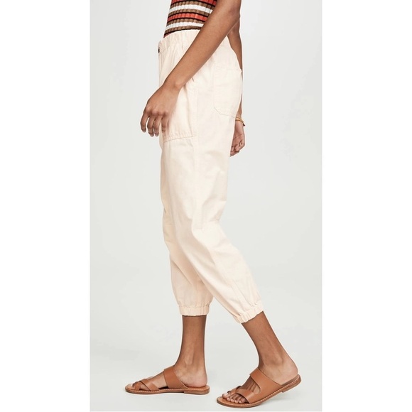 FREE PEOPLE Cadet Pull On Joggers in Almond Buff - Picture 3 of 11